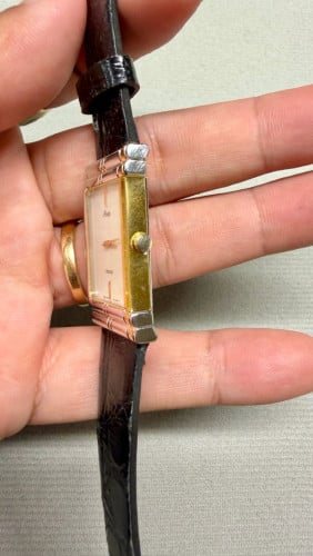 Original Ultra Rare Vintage SEIKO Porte Tank Ultra-Thin White Dial SGP Dress Watch JDM 1986 -Con 80%