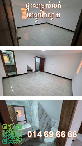 🏠ផ្ទះលក់ នៅលើផ្លូវហាណូយ ជិតផ្សាEAON2