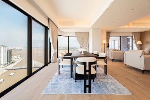 📍Vue Aston | Penthouse 3 Bedroom  for rent [ ខុនដូ3បន្ទប់គេងសំរាប់ជួលនៅកោះនរា ]