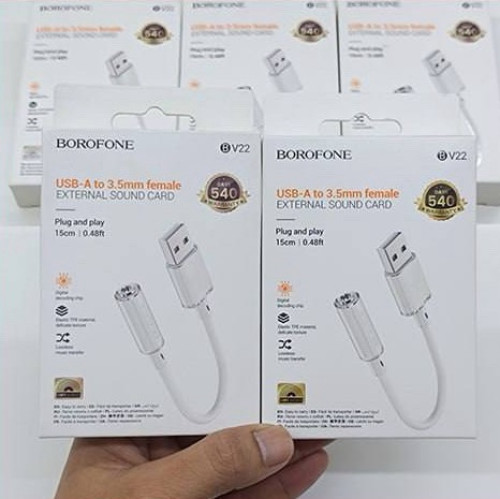 Borofone USB-A to 3.5mm female