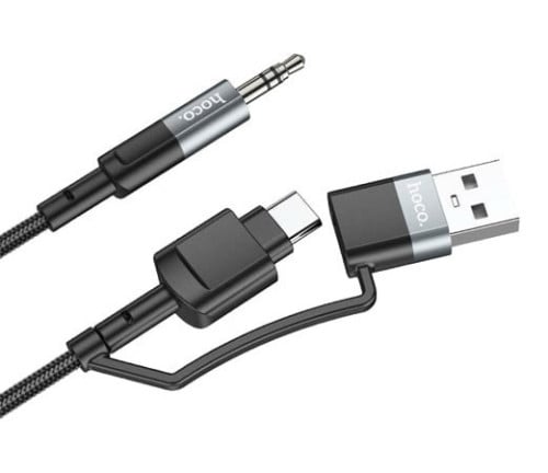 Hoco type-c / usb digital audio conversion cable 2-in1