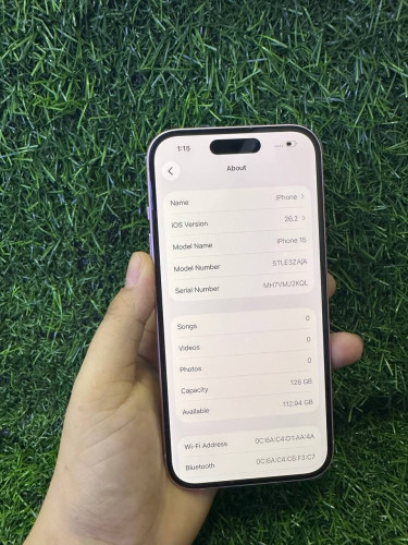 iPhone 15 128G ZA សំណុំសុីន 99.99%
