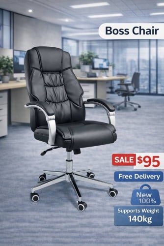 Leather chair office available in stock