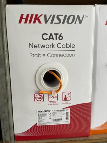 Network Cable CAT 6 HIKViSION (Orange )