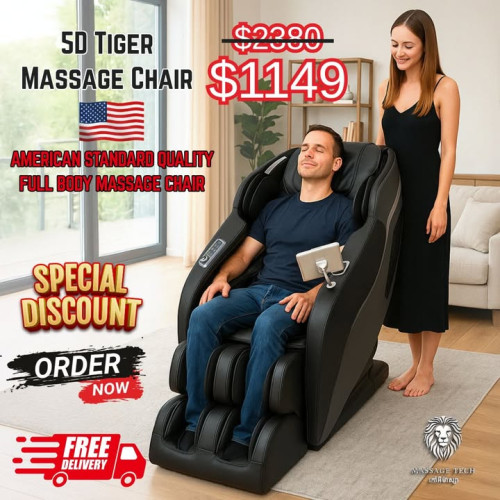 USA Massage Chair Standard កៅអីម៉ាស្សា គុណភាពស្តងដា សហរដ្ឋ អាមេរិក