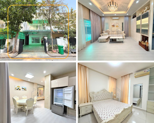 Western-Twin Villa 4 Bedrooms for RENT near AEON Mall 2_Sen Sok