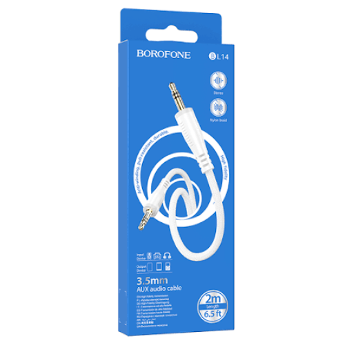 Borofone aux audio cable 3.5mm