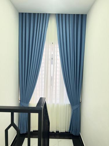 Curtains and windows blinds