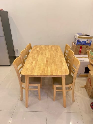 Dining Table set with Six Chairs