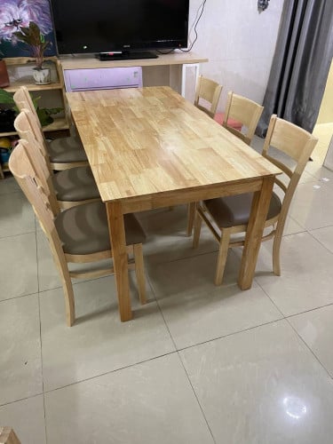 Dining Table set with Six Chairs
