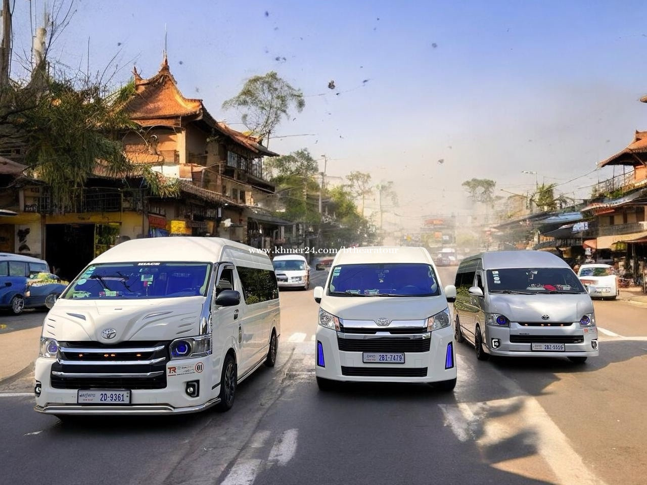 ប៊ុត ធារ៉ា សេវាកម្មជួលរថយន្ត VIP 9កៅអី 10កៅអី 11កៅអី នឹង 15កៅអី