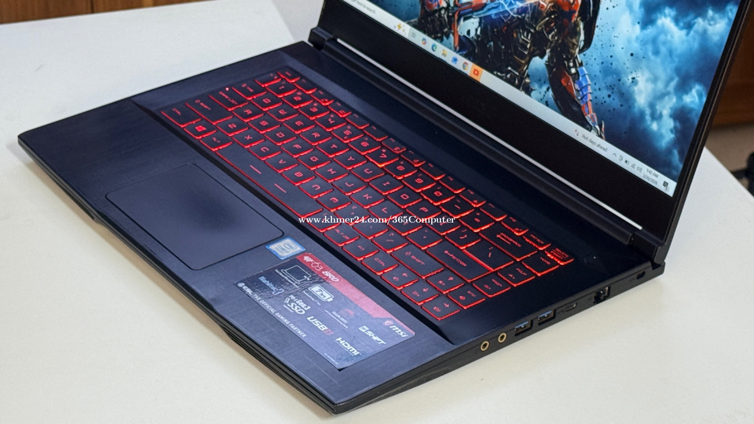 Gaming MSI GF63 8RD (1ទឹកស្អាត-98%)Good for Students 🌸🥳 price $375.00 ...