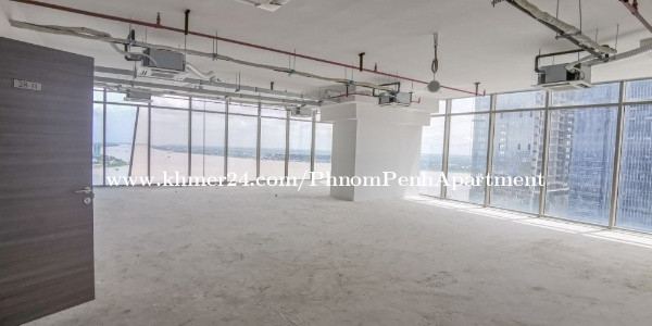 Office For Rent at Koh Pich High Floor Face River Side || 12$/SQM