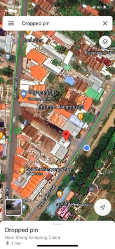 ដីមាត់ទន្លេក្រុងកំពង់ចាមលក់