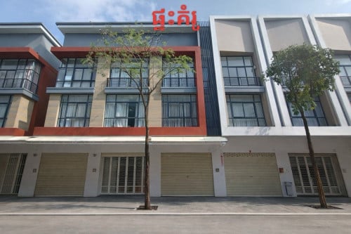 ផ្ទះអាជីវកម្ម សម្រាប់លក់ | Shophouse Type D for Sale at Borey Peng Huoth Boeung Snor