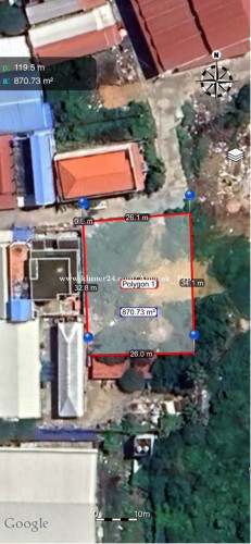 📣ដីសម្រាប់លក់ ទីតាំងនៅចំការដូង ទំហំ890ម2