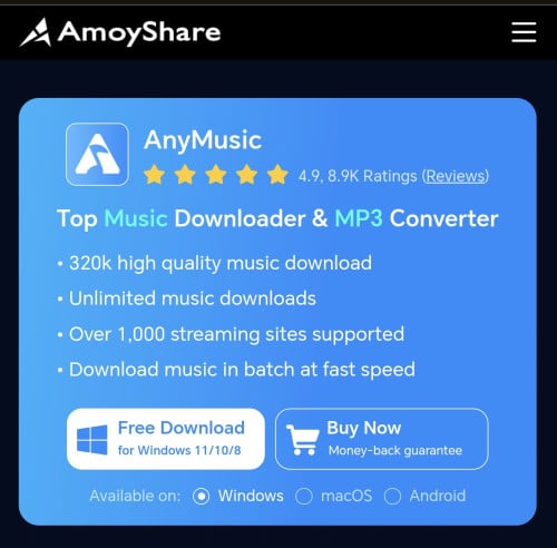 anymuic converter official