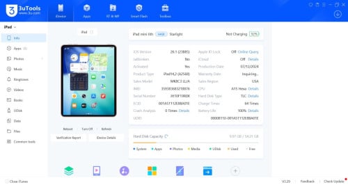 iPad Mini6 Sim+Wifi 64g