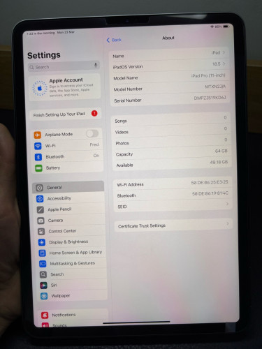 iPad Pro2018 WiFi 64g