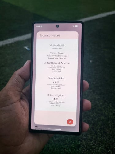 Pixel 6 8g/128G (វៃដូរបាន)👉$155