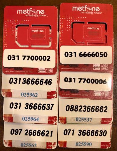 Special number metfone