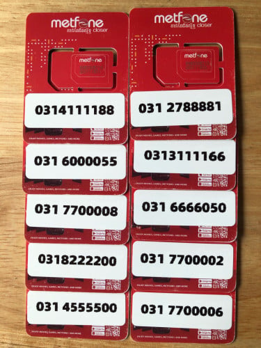 Special number metfone