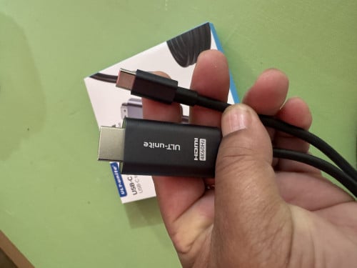 កម្រិតរូបភាពច្បាស់ Type C to HDMI Cable 2M 4K