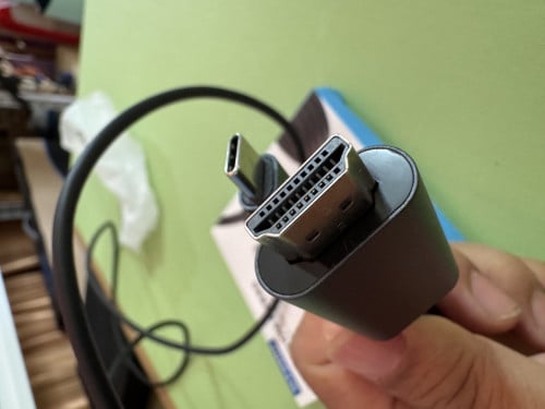 កម្រិតរូបភាពច្បាស់ Type C to HDMI Cable 2M 4K