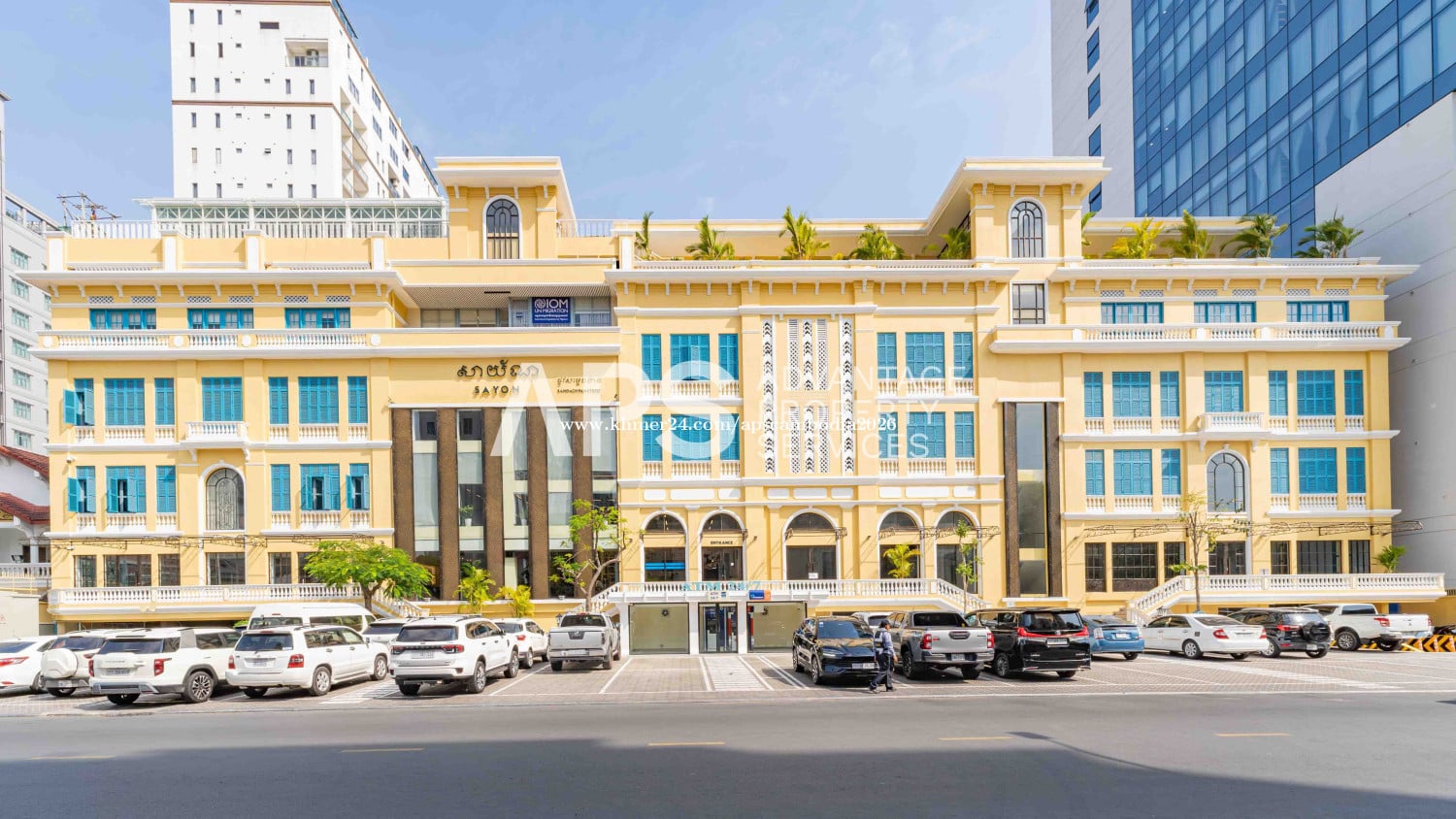 Sayon Building - Grade C Office Space for Lease – Samdach Pan Ave, Khan Daun Penh