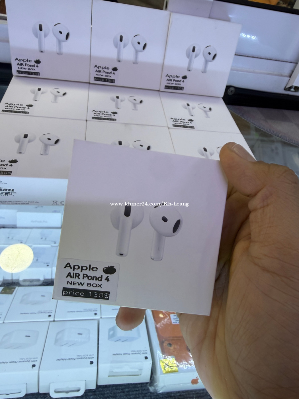 Air pond 4 new box price 130$
