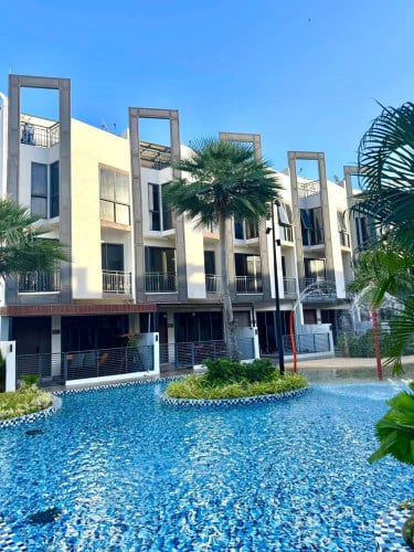 ផ្ទះសម្រាប់ជួលនៅបុរី ឌឹ ផាម ច្បារអំពៅ / Link House for Rent at Borey The Palms, Chbar Ampov