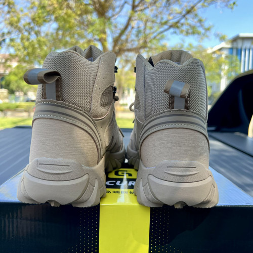 ស្បែកជើងក្បាលដែកបាតដែក / Men's Safety Boot (Guyisa Brand)