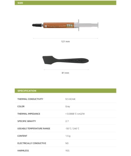 កាវត្រជាក់  Thermal Grease