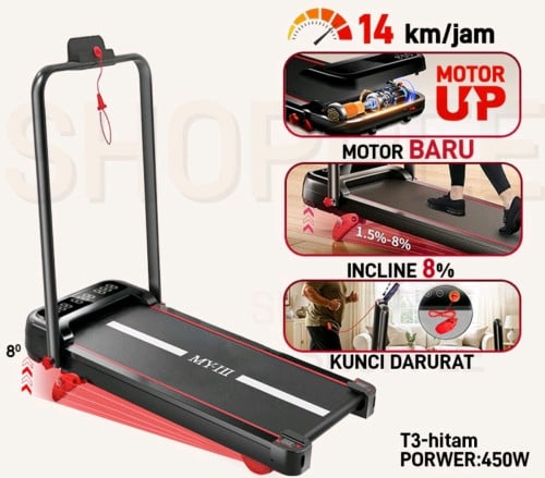 ម៉ាស៊ីនរត់ឯកជនTreadmill B40pro
