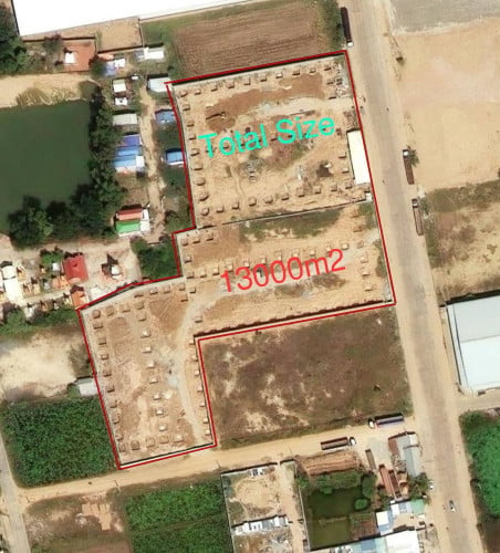 ឃ្លាំងសំរាប់ជួលនៅព្រែកព្នៅ ផ្លូវទំនប់ស្រូវ / Warehouse for Rent in Khan Prek Pnov, Kob Srov Blvd