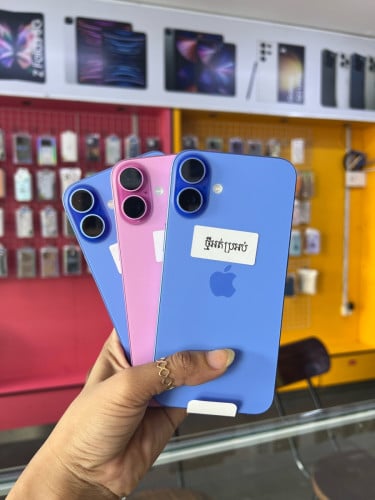 iPhone 16plus 128G ថ្មីអត់ប្រអប់ សុីម