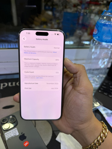 Iphone15promax256G ZP battery 89% ស្អាត 99%