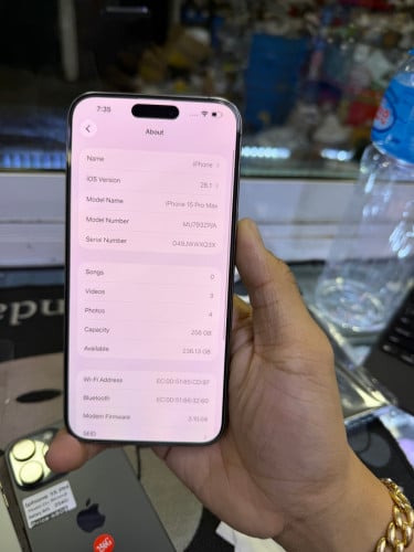 Iphone15promax256G ZP battery 89% ស្អាត 99%