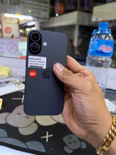 Iphone17 256G CH sim2 battery 100% សាកបាន 6ដង