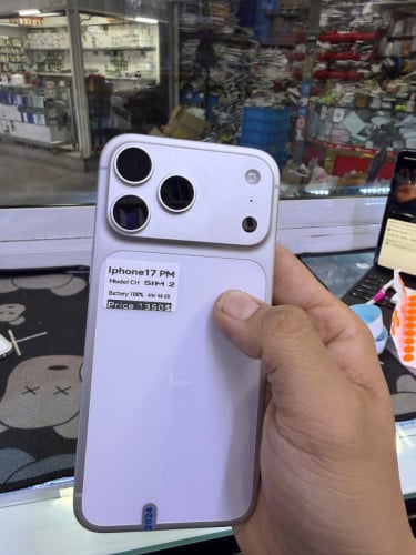 Iphone17promax 256G sim2 battery 100% សាល44ដង