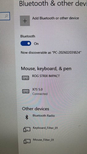Keyboard EWEADN X7S