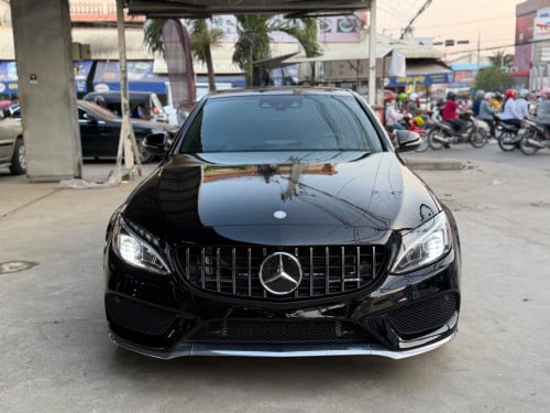 Mercedes C300 AMG 2015 Black Option ស្លាយកុងទ័រ ពិន្ទុជាប់85