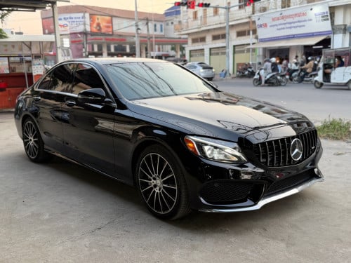 Mercedes C300 AMG 2015 Black Option ស្លាយកុងទ័រ ពិន្ទុជាប់85