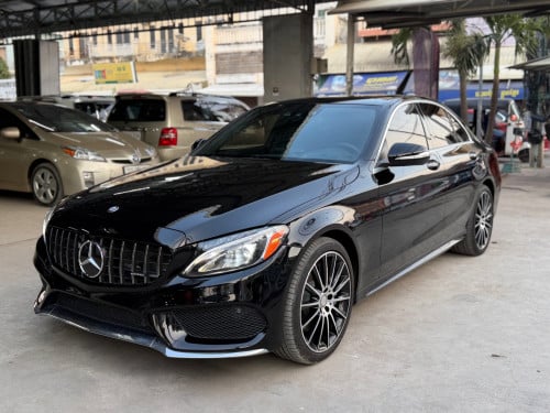 Mercedes C300 AMG 2015 Black Option ស្លាយកុងទ័រ ពិន្ទុជាប់85