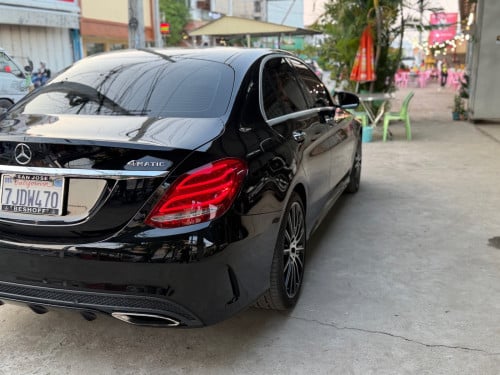 Mercedes C300 AMG 2015 Black Option ស្លាយកុងទ័រ ពិន្ទុជាប់85