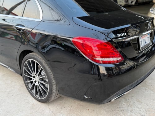 Mercedes C300 AMG 2015 Black Option ស្លាយកុងទ័រ ពិន្ទុជាប់85