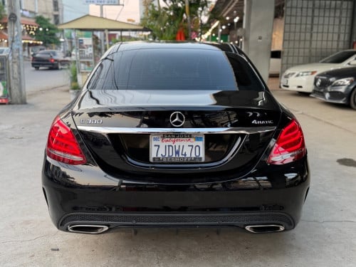Mercedes C300 AMG 2015 Black Option ស្លាយកុងទ័រ ពិន្ទុជាប់85
