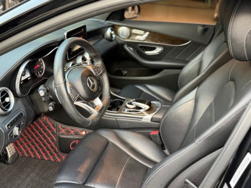Mercedes C300 AMG 2015 Black Option ស្លាយកុងទ័រ ពិន្ទុជាប់85