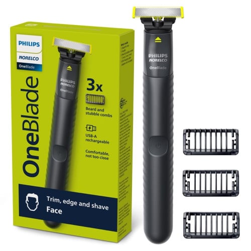 Philips Norelco Oneblade Original Face, Powered Electric Shaver and Trimmer