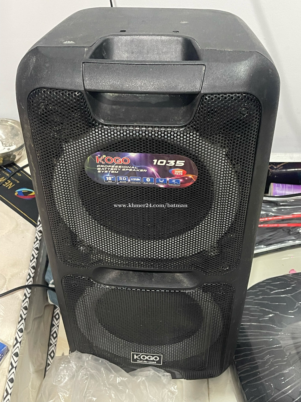 kogo 1035 professional battery speaker (10 inch trolley type) price ...
